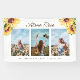 Banner für Sonnenblumen-Abschluss