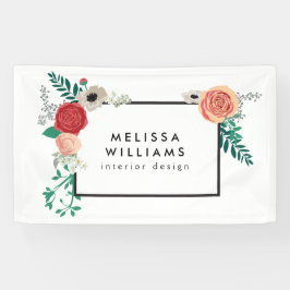Banner für Vintage Blumenmotive