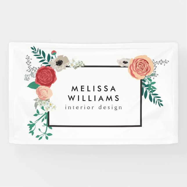 Banner für Vintage Blumenmotive (Horizontal)