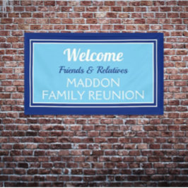 Banner für Wiedersehen-Freunde und Verwandte