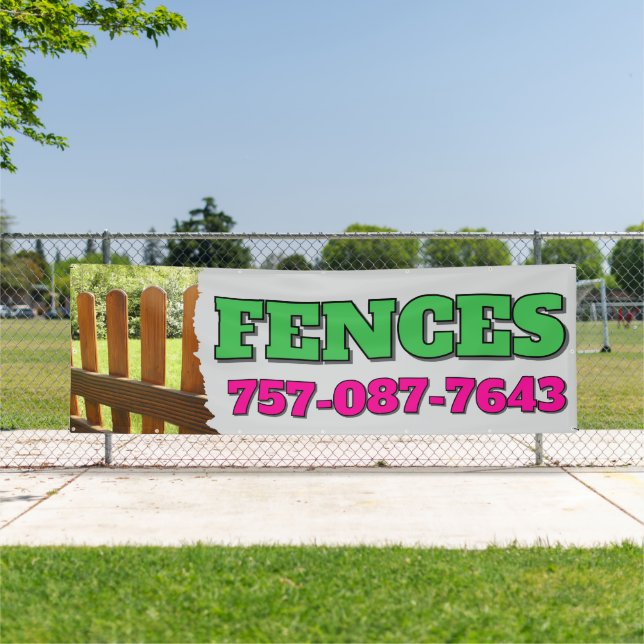Banner für Zauninstallationsdienste (InSitu)