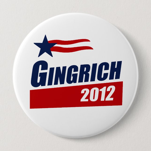 Banner GINGRICH 2012 Button (Vorderseite)