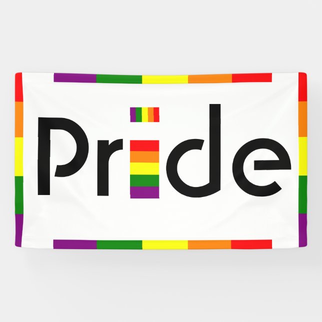Banner im Innen- oder Außenbereich - PRIDE (Horizontal)