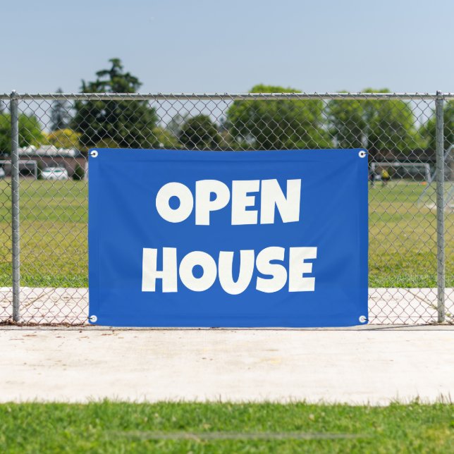 Banner "OPEN HOUSE" (Insitu)