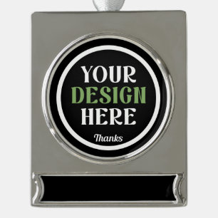 Banner-Ornament SILBER