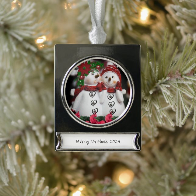 Banner Ornament Snowman (Baum)