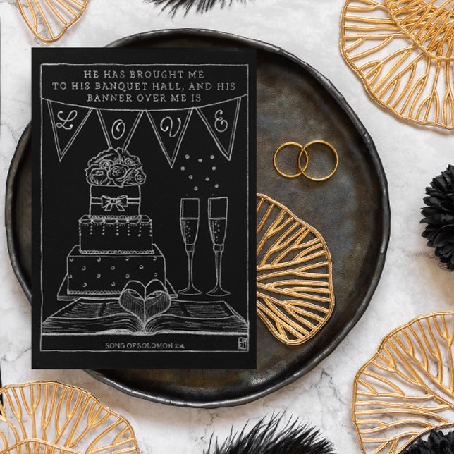 Banner Over Me ist Liebe Inspiration Postkarte (Von Creator hochgeladen)