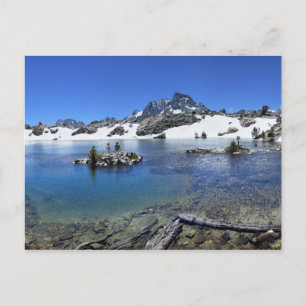 Banner Peak and a Mountain Lake - Sierra Nevada Postkarte