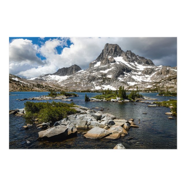 Banner Peak and Thousand Island Lake Fotodruck (Vorne)