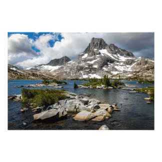 Banner Peak und Thousand Island Lake Fotodruck