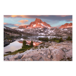 Banner Peak und Thousand Island Lake Fotodruck
