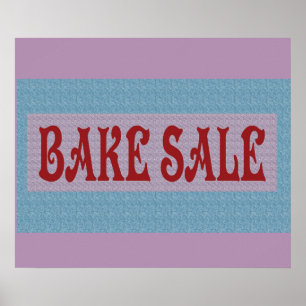 BANNER POSTER DE VENTE DE BAKE