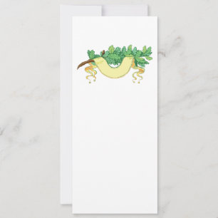 Banner und Zweig der grünen Eicheneiche-Blätter