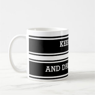 BANNER violetter Farbverlauf + BEHALTEN CALM Kaffeetasse