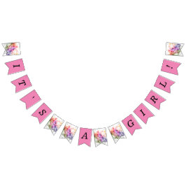 Banner "Welcome Zuhause Baby Girl"