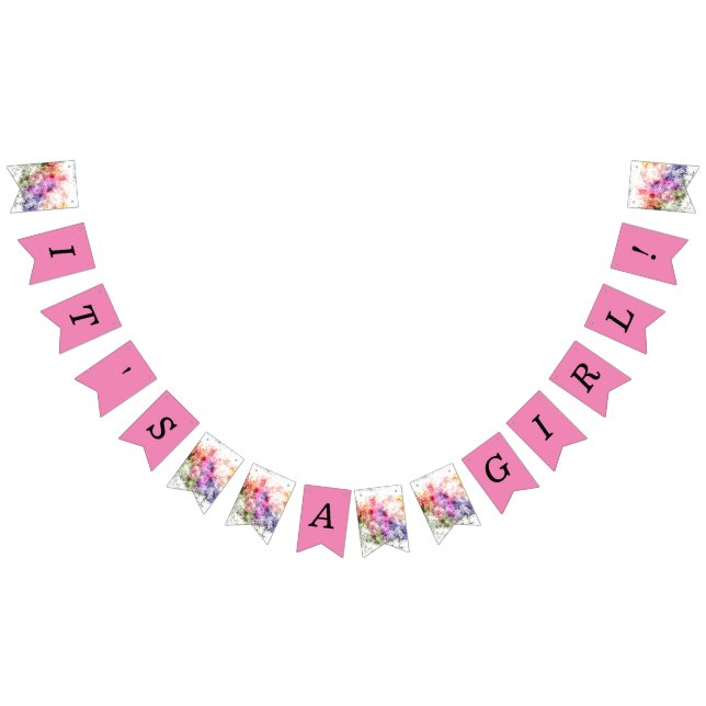 Banner "Welcome Zuhause Baby Girl" (Alle)