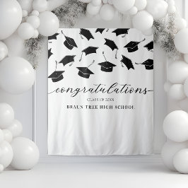 Banner Wiedersehen Abschluss Wandteppich