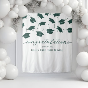 Banner Wiedersehen Abschluss Wandteppich