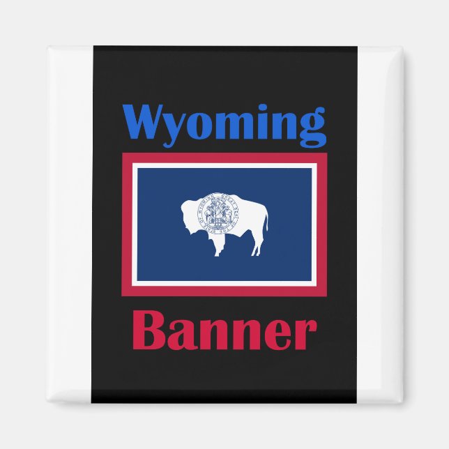 Banner Wyoming Magnet (Vorne)