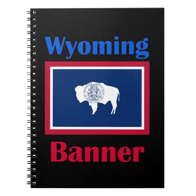 Banner Wyoming Notizblock (Vorderseite)