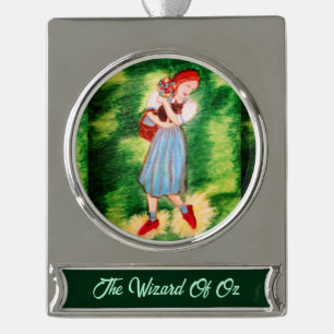 Banner-ZEICHEN VON OZ DOROTHY Banner-Ornament Silber