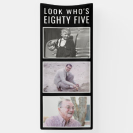 Banner zum 85. Geburtstag des Fotos