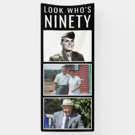 Banner zum 90. Geburtstag des Fotos
