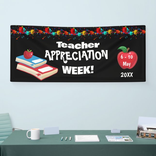 Banner zur Bewertung der Schulwoche (Messe)