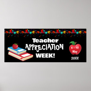 Banner zur Bewertung der Schulwoche Poster