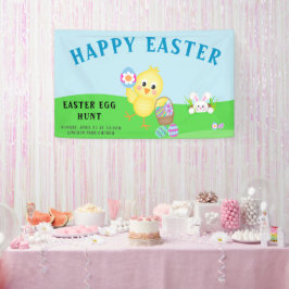 Banner zur niedlichen Ostereisjagd