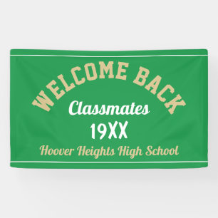 Banner zur Wiedersehen-Begrüßung von Back Classmat