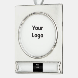 Bannerdekoration Banner-Ornament Silber