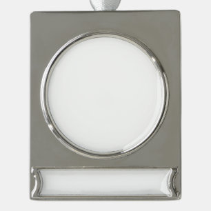 Bannerdekoration Banner-Ornament Silber
