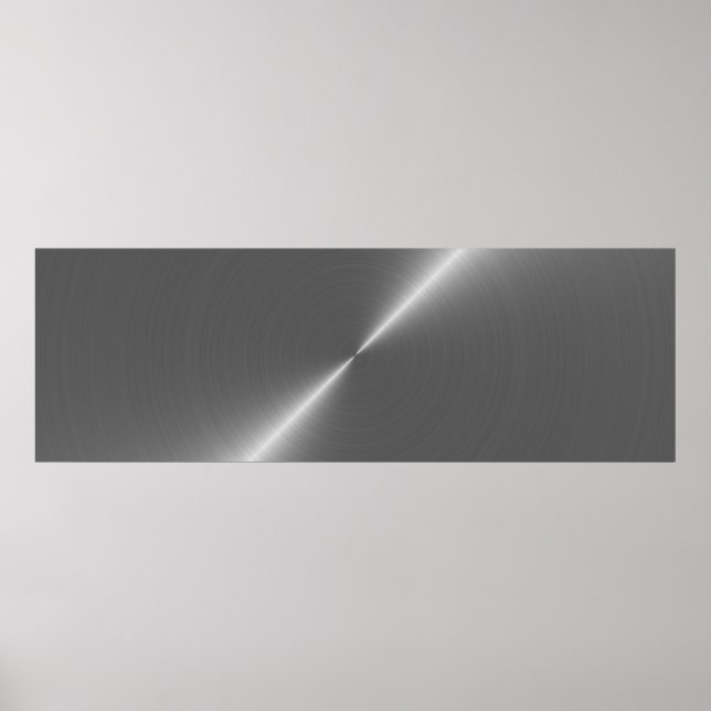 Bannerhintergrundtextur Metall Poster (Vorne)
