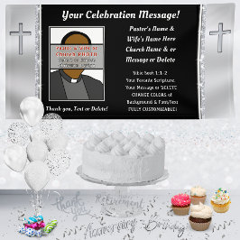 Bannerideen für Pastor und Jubiläum, Kirchenbanner Banner