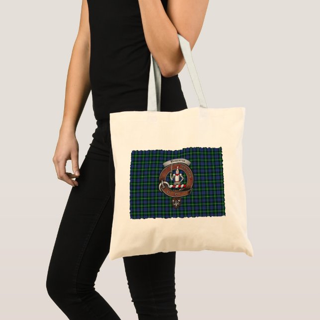 Bannerman Clan Abzeichen Tartan Tasche (Vorderseite (Produkt))