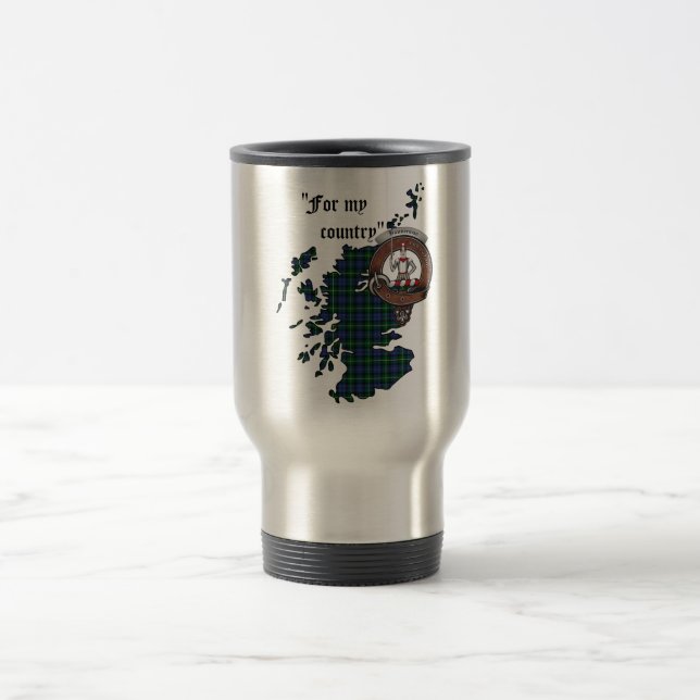 Bannerman Clan Badge Travel Mug (Centre)