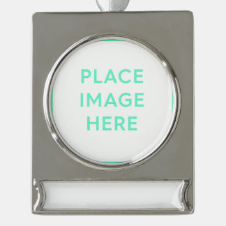 Bannerornament - Versilbert Banner-Ornament Silber