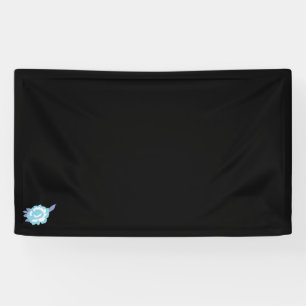 Bannière 3x5   Accent floral noir audacieux