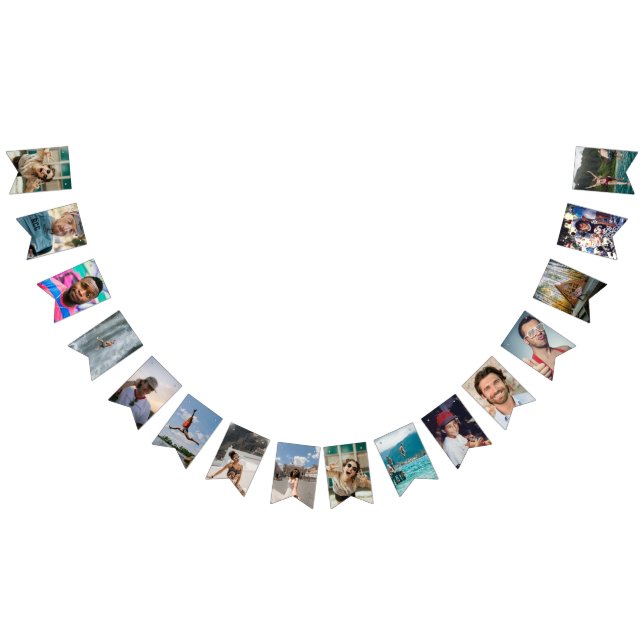 Bannière À Fanions 21e Anniversaire Fun 16 Photo Banner Custom (Tout)