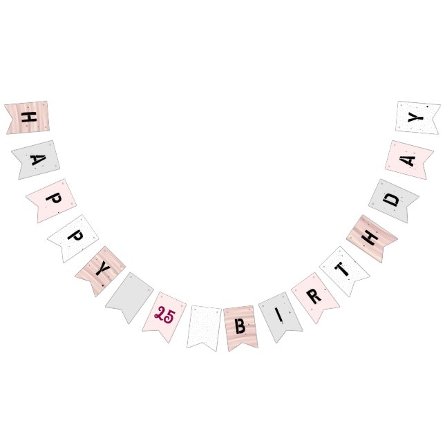 Bannière À Fanions Anniversaire (Tout)