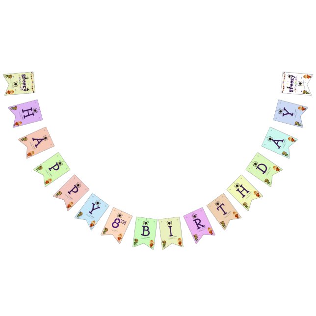 Bannière À Fanions Anniversaire de enfant du costume d'Halloween éffr (Tout)