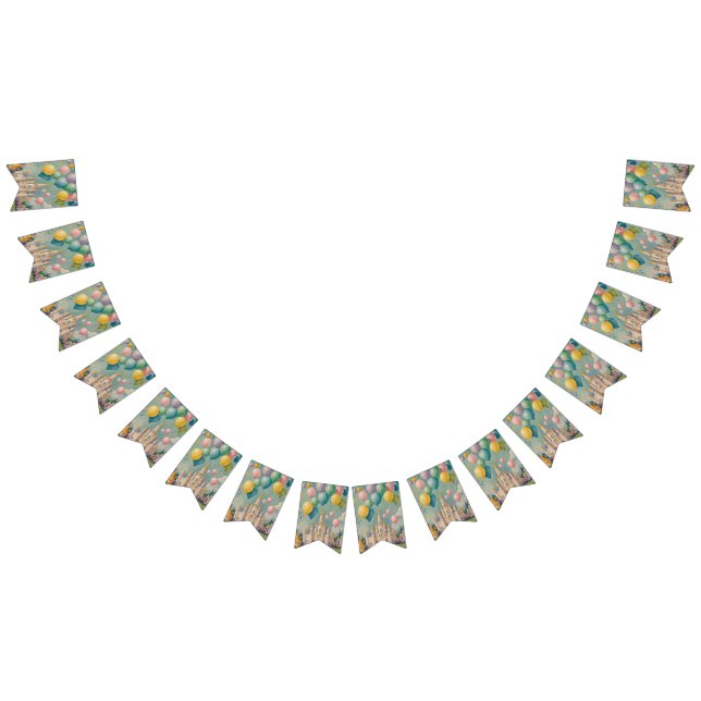 Bannière À Fanions Anniversaire de la princesse (Tout)