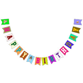 Bannière À Fanions Anniversaire d'Halloween pour enfants