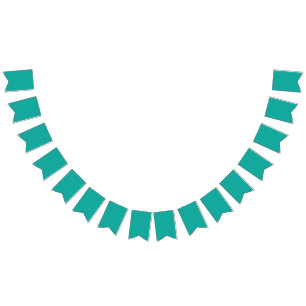 Bannière À Fanions Arrière - plan dégradé mélangeant bleu et vert.