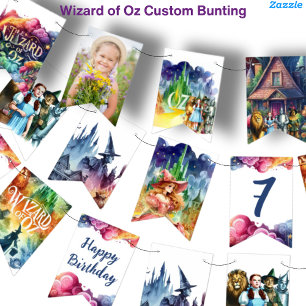 Bannière À Fanions Assistant personnalisé de Bunting Oz pour les part