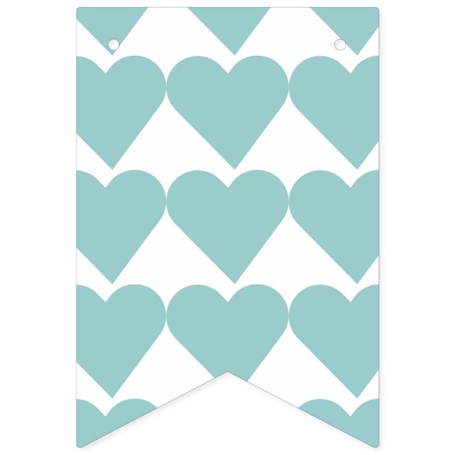 BANNIÈRE À FANIONS "AVEC AMOUR " (Troisième drapeau)