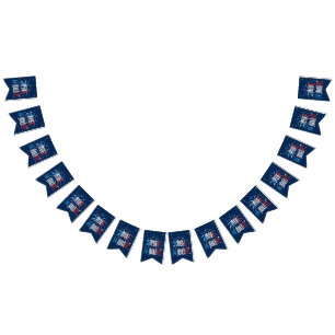 Bannière À Fanions Bastille Day, Joyeux 14 juillet