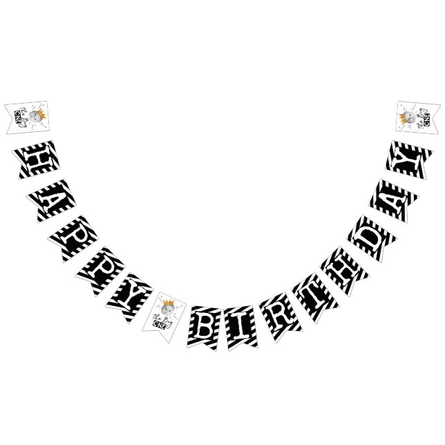Bannière À Fanions Big One First Birthday Cute Photo (Tout)