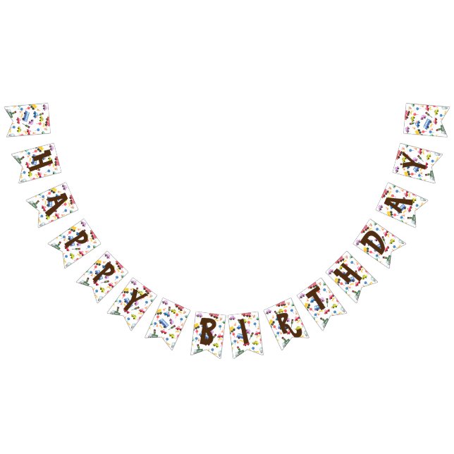 Bannière À Fanions Blanc transport (Tout)